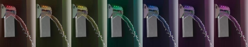 I01555 Потолочный & настенный душ Aquavolo MUSIC - CROMOTHERAPY BOSSINI  - Вид №9