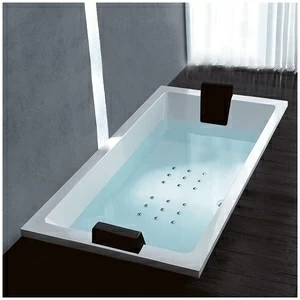 Ванна Gruppo treesse Quadra 181 V071C-DX белая с аэромассажем прямоугольная встроенная правая