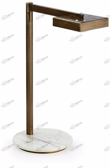 MARIONI Регулируемая светодиодная настольная лампа из латуни Cecile 02805