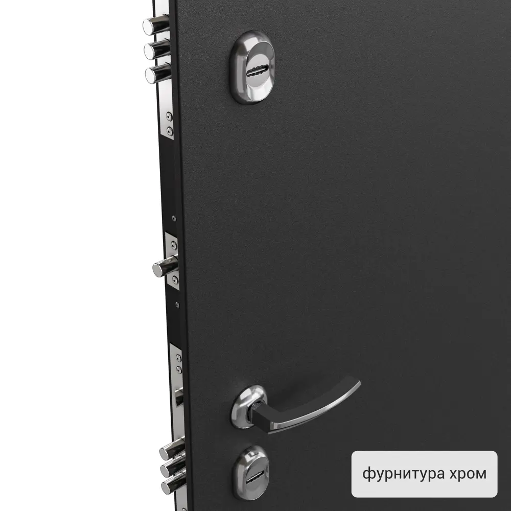 Дверь входная металлическая Термо 950 мм левая цвет катро титан TOREX STLM-2084003 - Вид №1