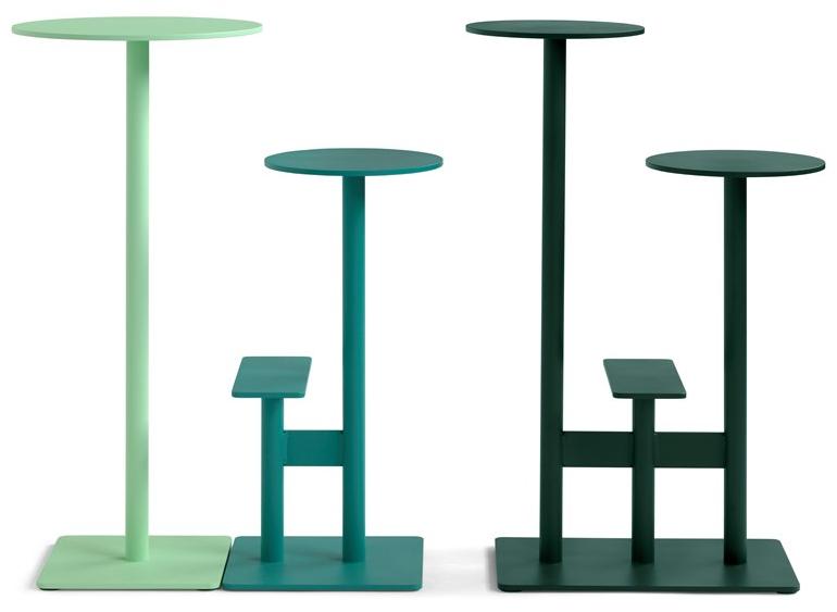 Blå Station Высокий барный стул из алюминия с подставкой для ног Combo Bla Station sun-id-1459300 - Вид №3