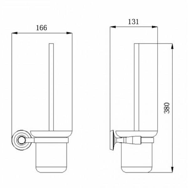 Ёрш для туалета RUSH Balearic 39710 sun-id-561422 - Вид №1
