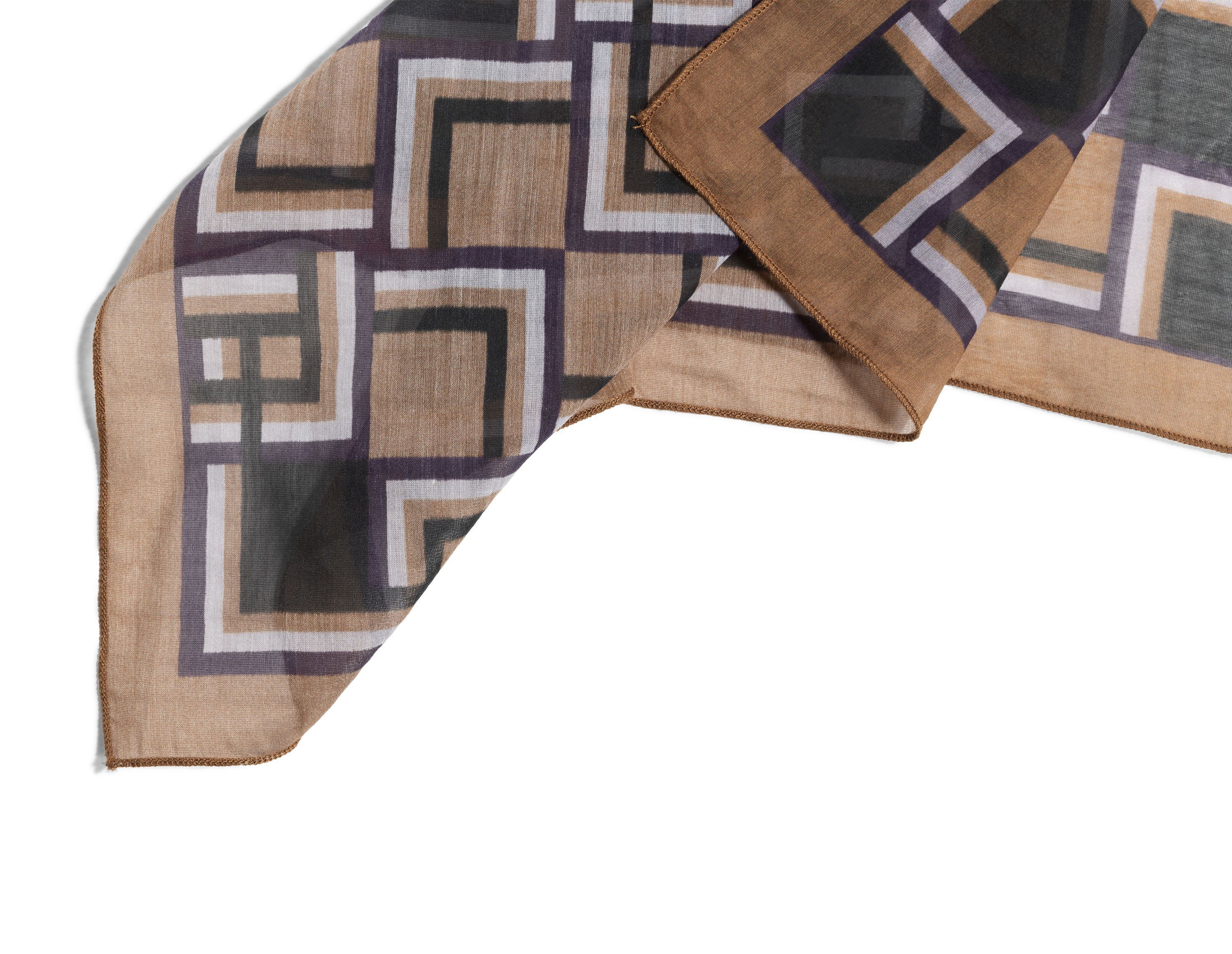 Шелковый и хлопковый шарф для собак из жоржета Poltrona Frau PET COLLECTION ARCH-00066110 - Вид №7