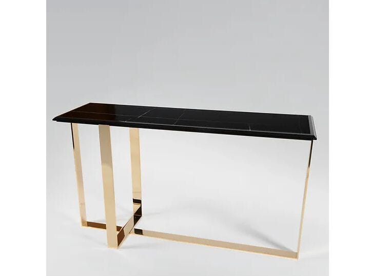 Прямоугольная консоль из стали и мрамора Galbiati Exclusive Interiors ARCH-00075975