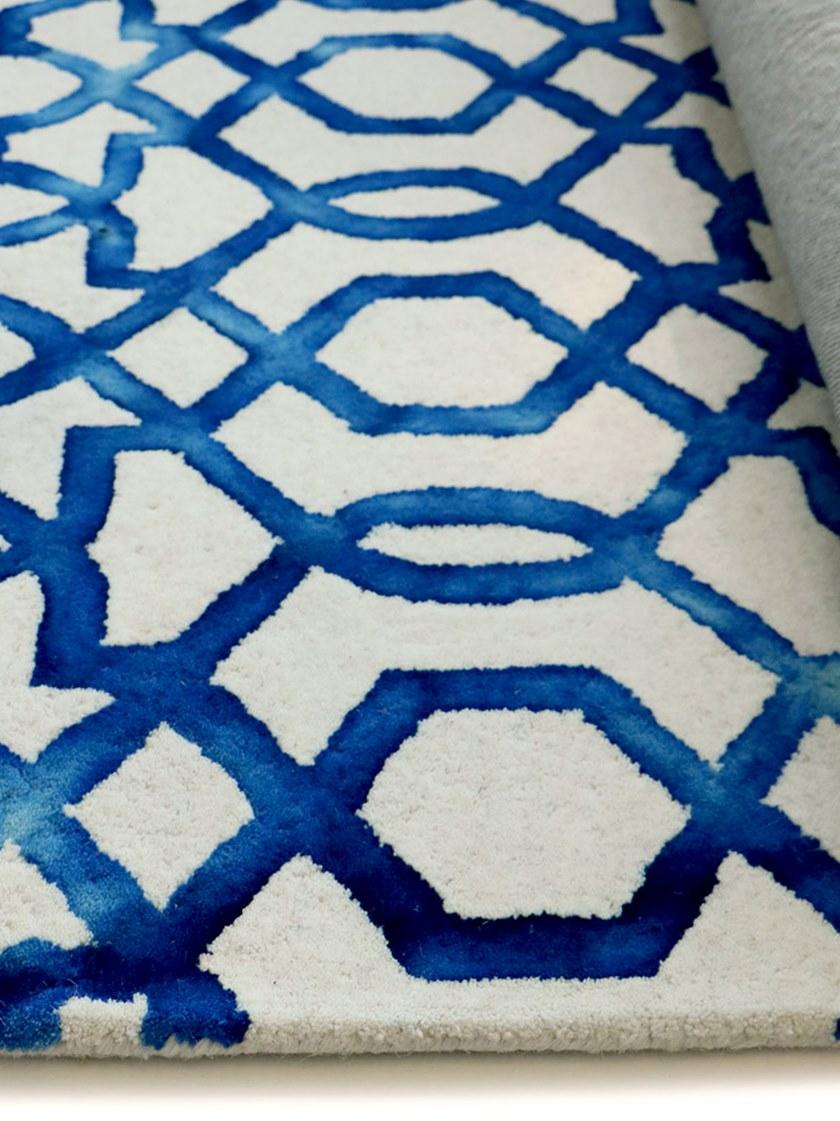 G.T.DESIGN Прямоугольный шерстяной коврик с геометрическими мотивами Casablanca sun-id-1465226 - Вид №1