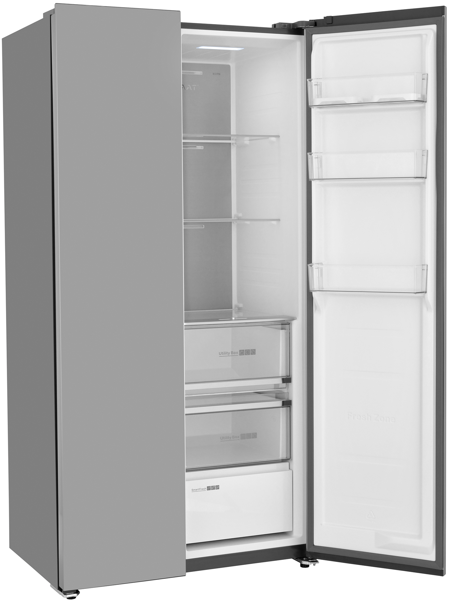 9235923 Холодильник Side by Side   ZUGEL ZRSSI540X Slot-In серебристый STDN-0079975 - Вид №4