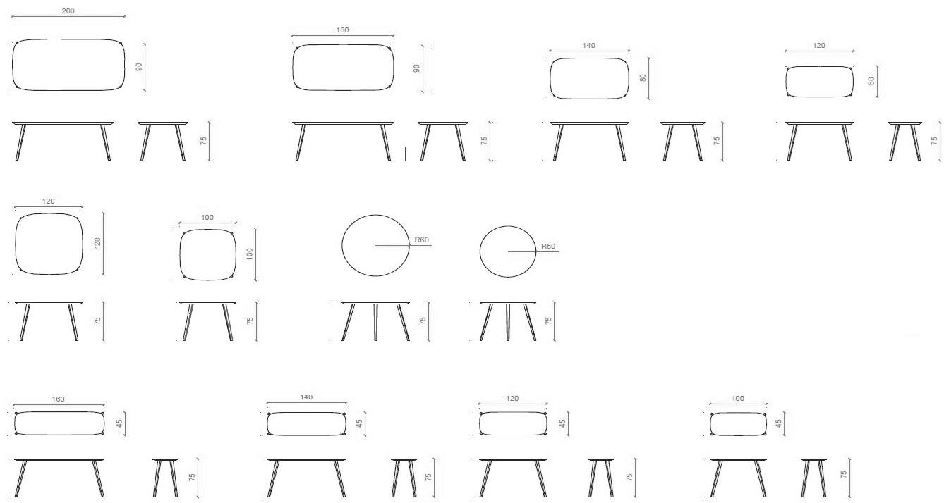 B&T Design Круглый стол Woodplate sun-id-1434748 - Вид №3