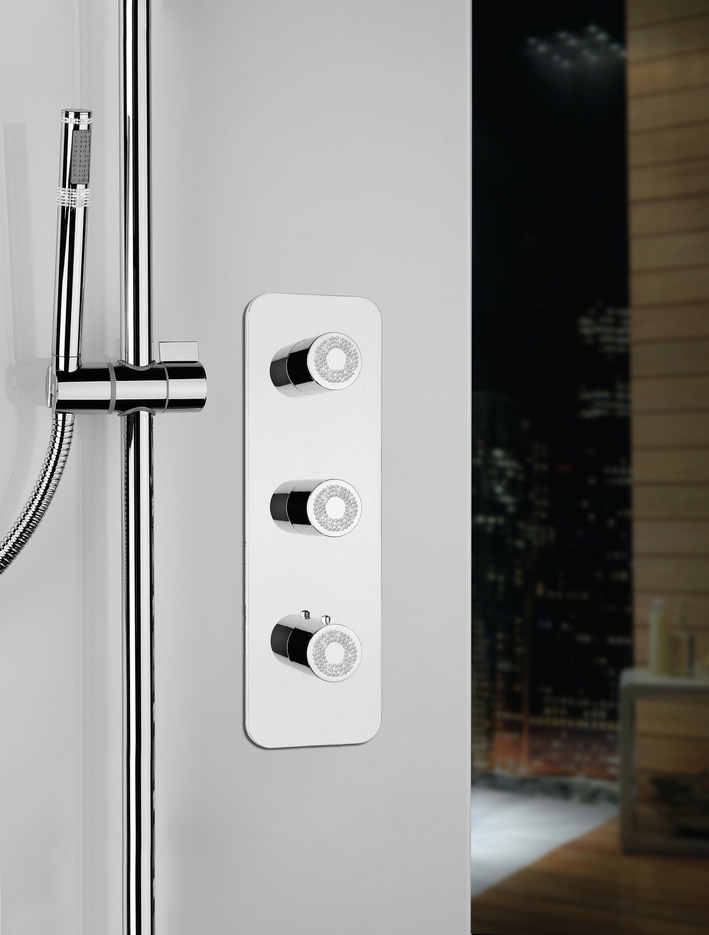 Латунный ручной душ с фиксированной струей Bossini ZEN ARCH-00127831 - Вид №6