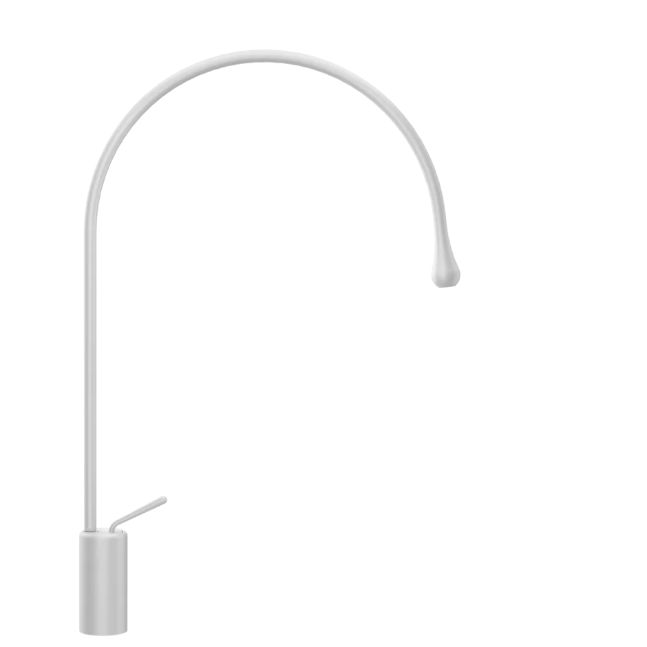 Смеситель для умывальника 33606 279 Gessi Goccia МАТОВО-БЕЛЫЙ 33606279