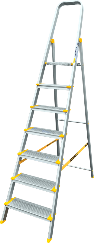 Стремянка алюминиевая профессиональная с анодированным покрытием АS 707