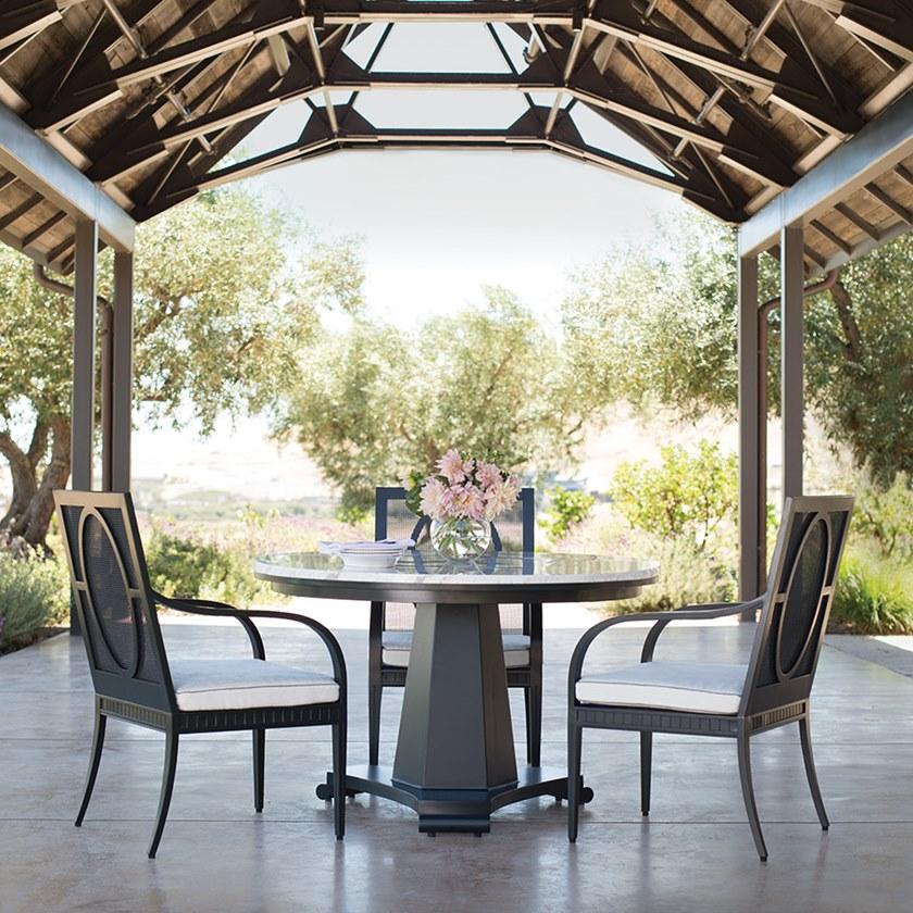 JANUS et Cie Стул из алюминия с порошковым покрытием и подлокотниками Savannah sun-id-1469934 - Вид №9