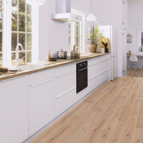 Массивная доска Boen Solid Plank Traditional Белый Дуб Рустик (Гладкая) 800-2220х137 мм EICA4MWD - Вид №2