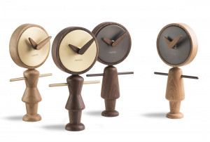 095260 Настольные часы Nena графит-дуб Nomon Nene&Nena