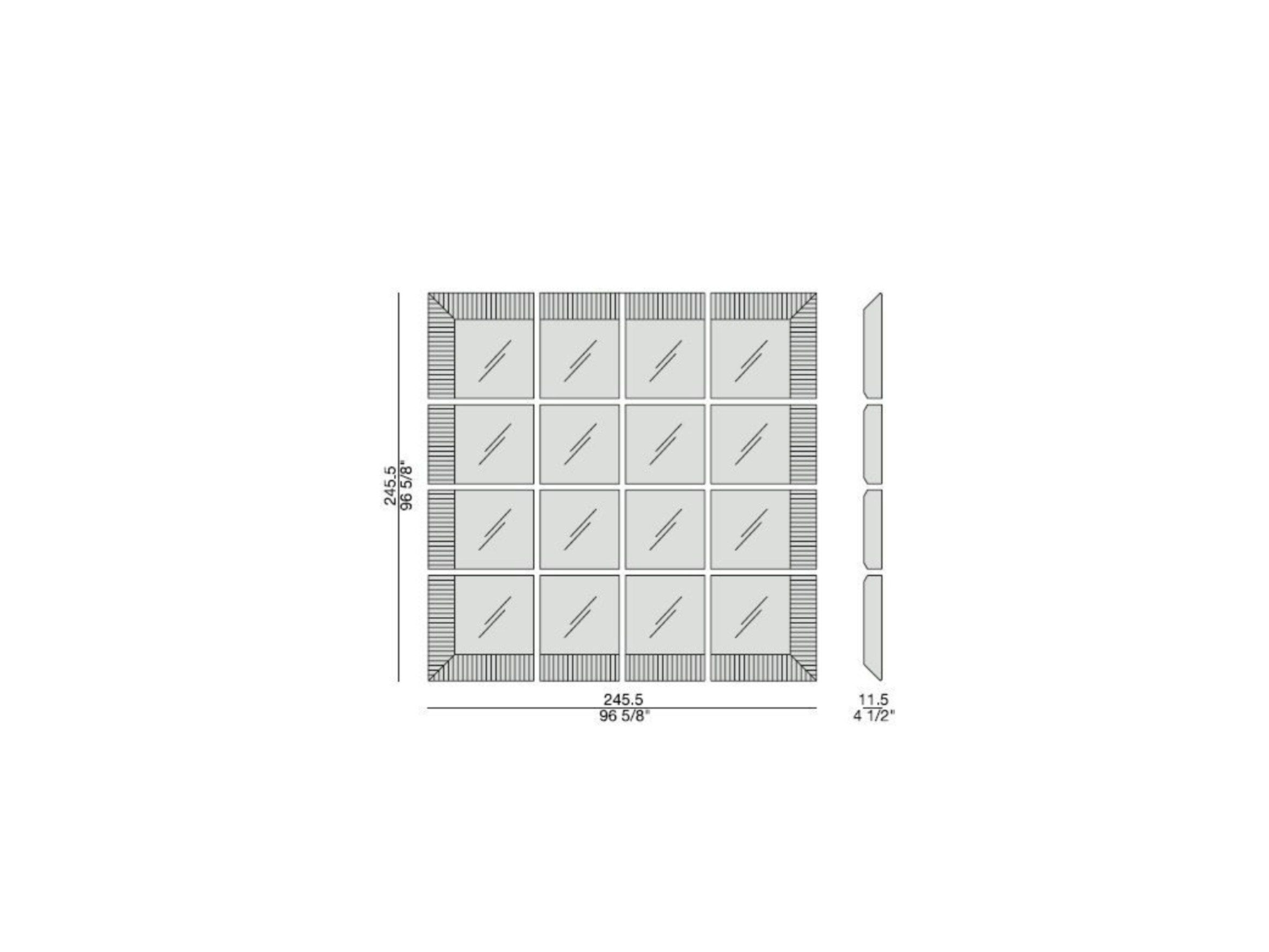 Зеркало с деревянной рамкой Porada Soul ARCH-00093149 - Вид №7