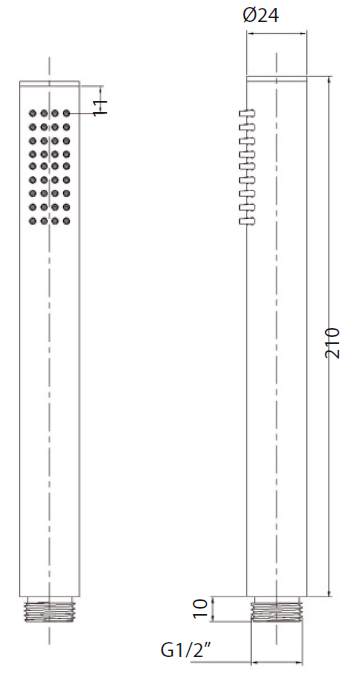 ACS55038 Ручной душ M&Z Radius Santreyd - Вид №1