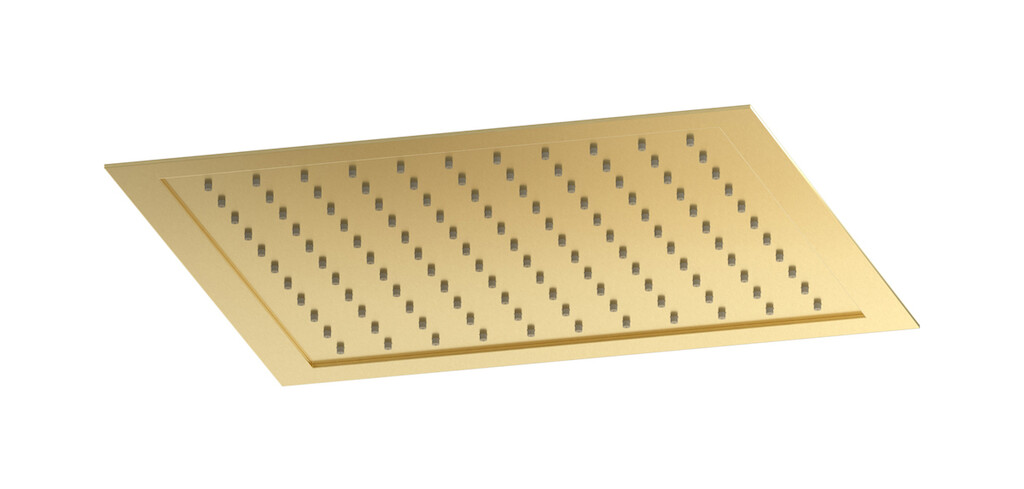 Встроенный верхний душ квадратный 332х332 нерж.сталь WE ARE IB ma034is Brushed Pale Gold Monamour 