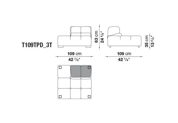 Модульный диван B&B Italia Tufty Time ARCH-00144354 - Вид №22