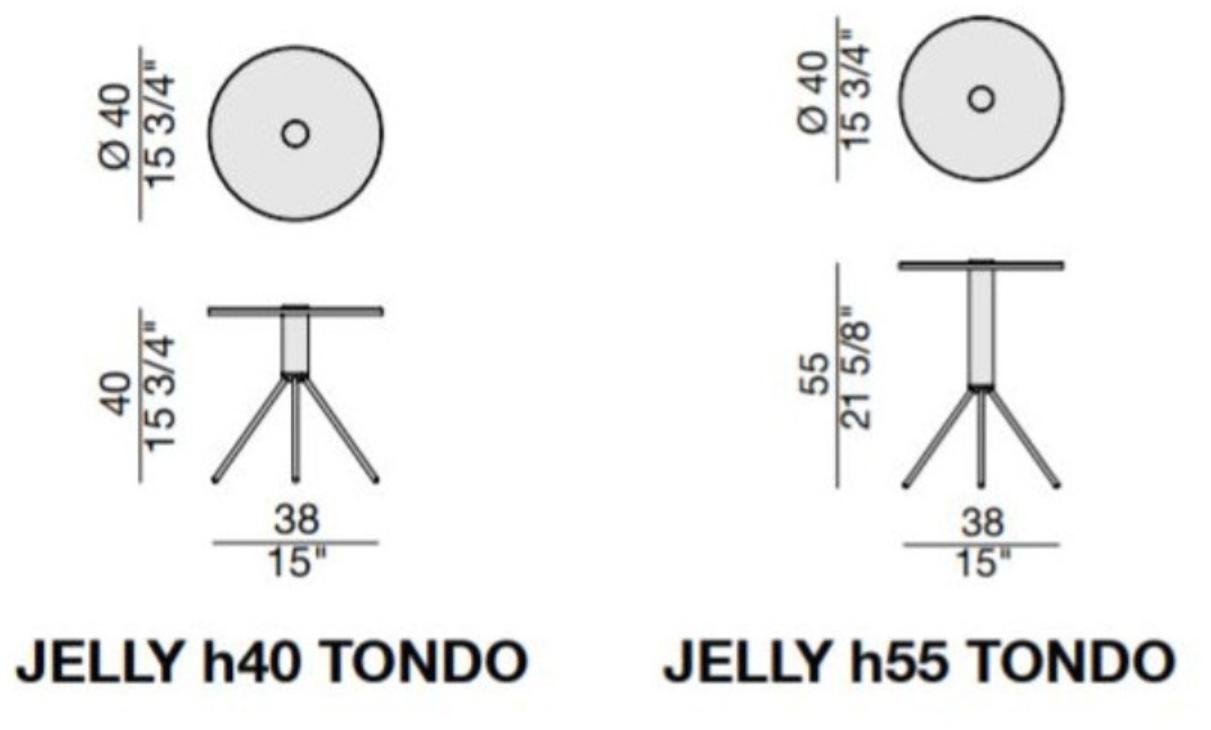 Porada Круглый стеклянный журнальный столик Nineteen sun-id-1356042 - Вид №3