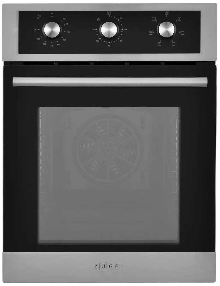 90789861 Электрический встраиваемый духовой шкаф Zugel Zoe451x 45x59.5x56.3 см цвет нержавеющая сталь STLM-0887052