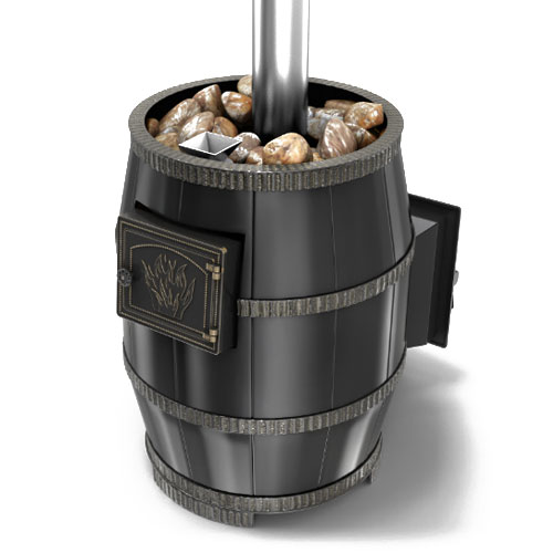 Печь для бани Везувий Легенда Русский пар 18 (271) с закрытой каменкой 5339 - Вид №1