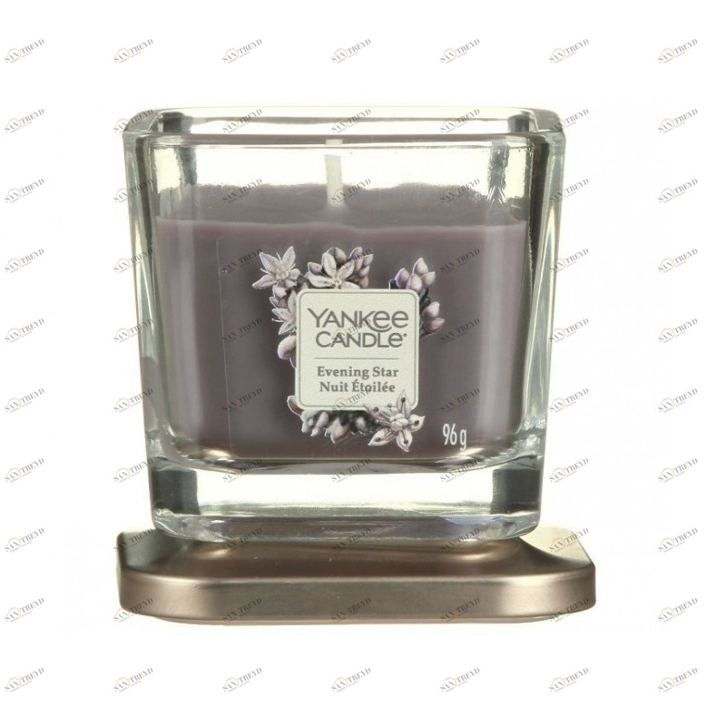 Свеча маленькая Evening Star "Вечерняя звезда" 96гр 18-28 часов YANKEE CANDLE  268053 Серый 