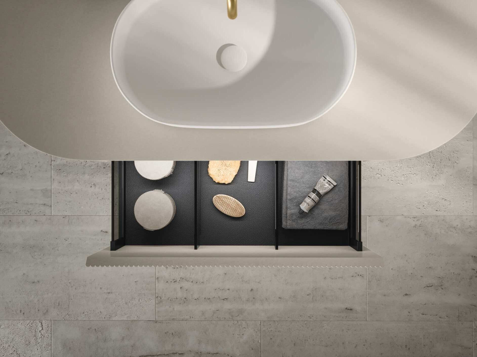 Полная мебель для ванной комнаты OASIS Naos ARCH-00143709 - Вид №1