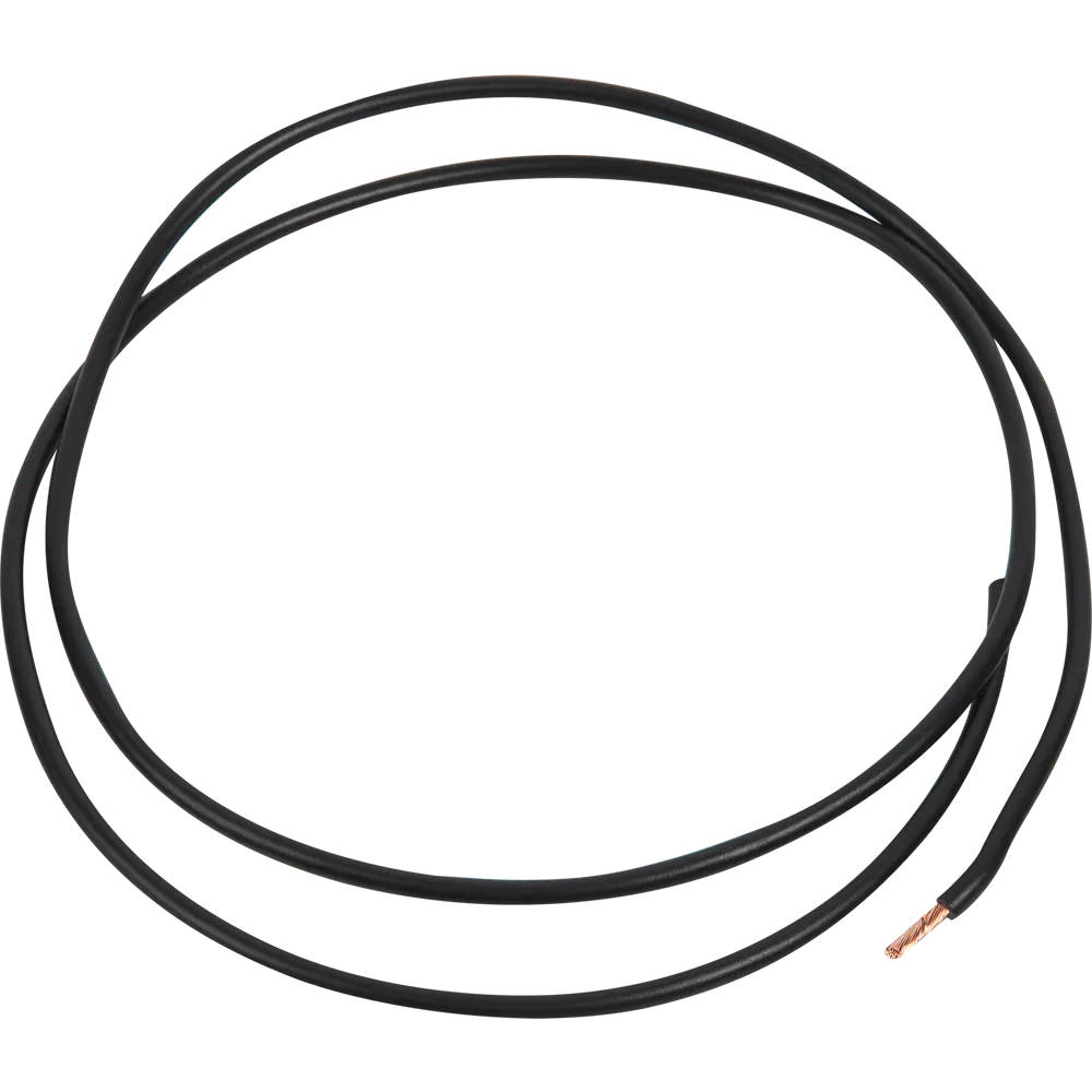 Провод Electraline ПУГВ 1x6 мм на отрез ГОСТ цвет черный 82532335 STLM-2103591 