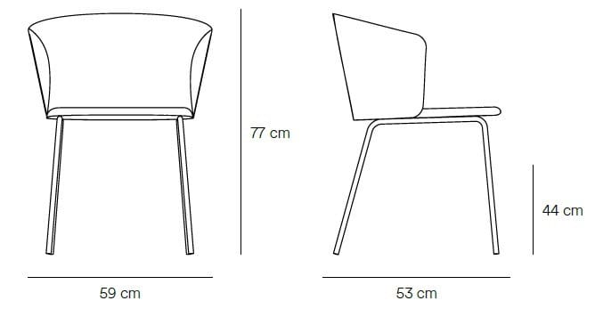 Стул из полиэстера TEULAT ADD ARCH-00138801 - Вид №22