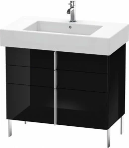 VE641304040 Vero Тумбочка напольная Черный глянцевый лак