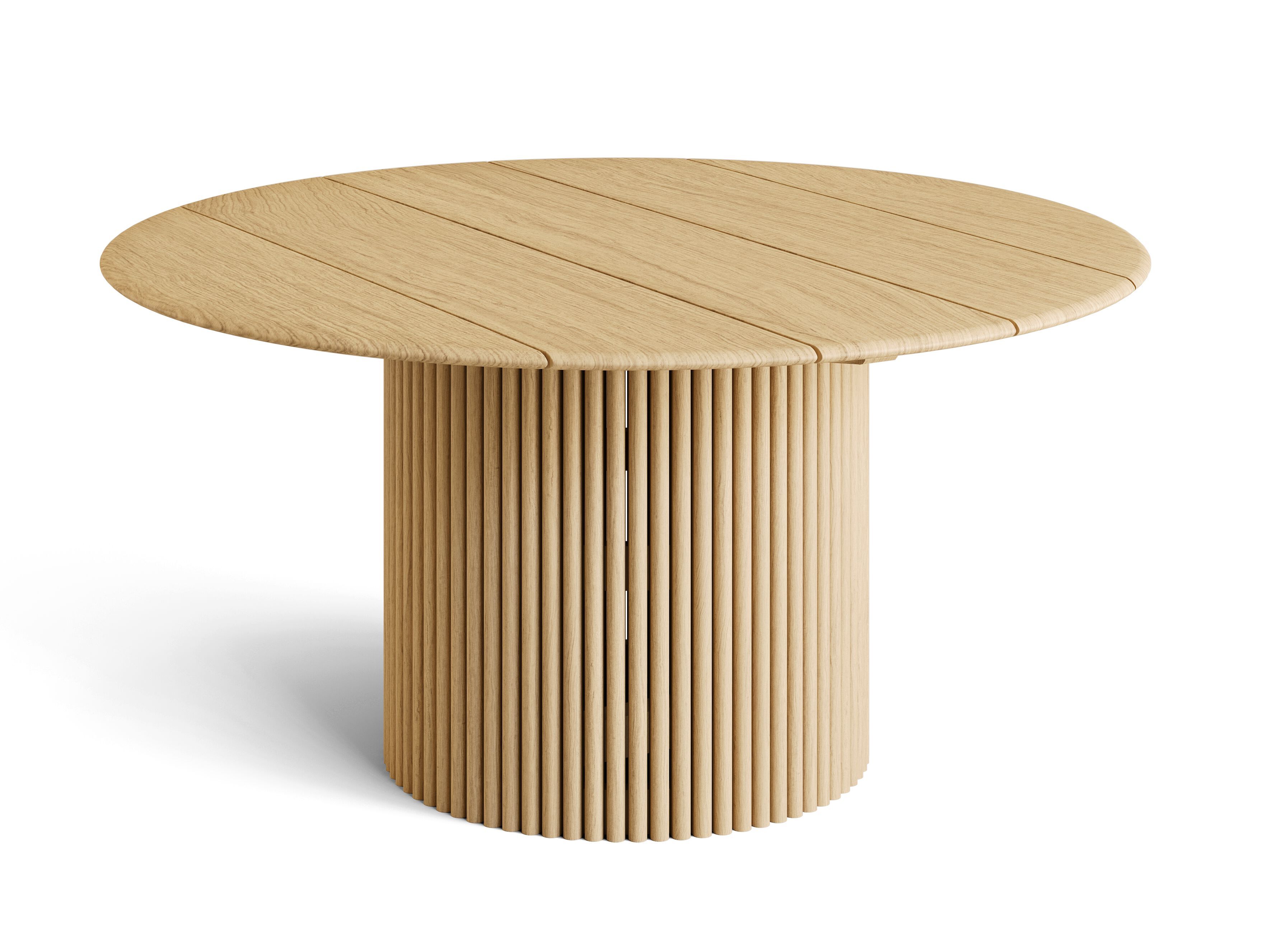 Круглый стол из тикового дерева Jati Kebon любимый ARCH-00108801