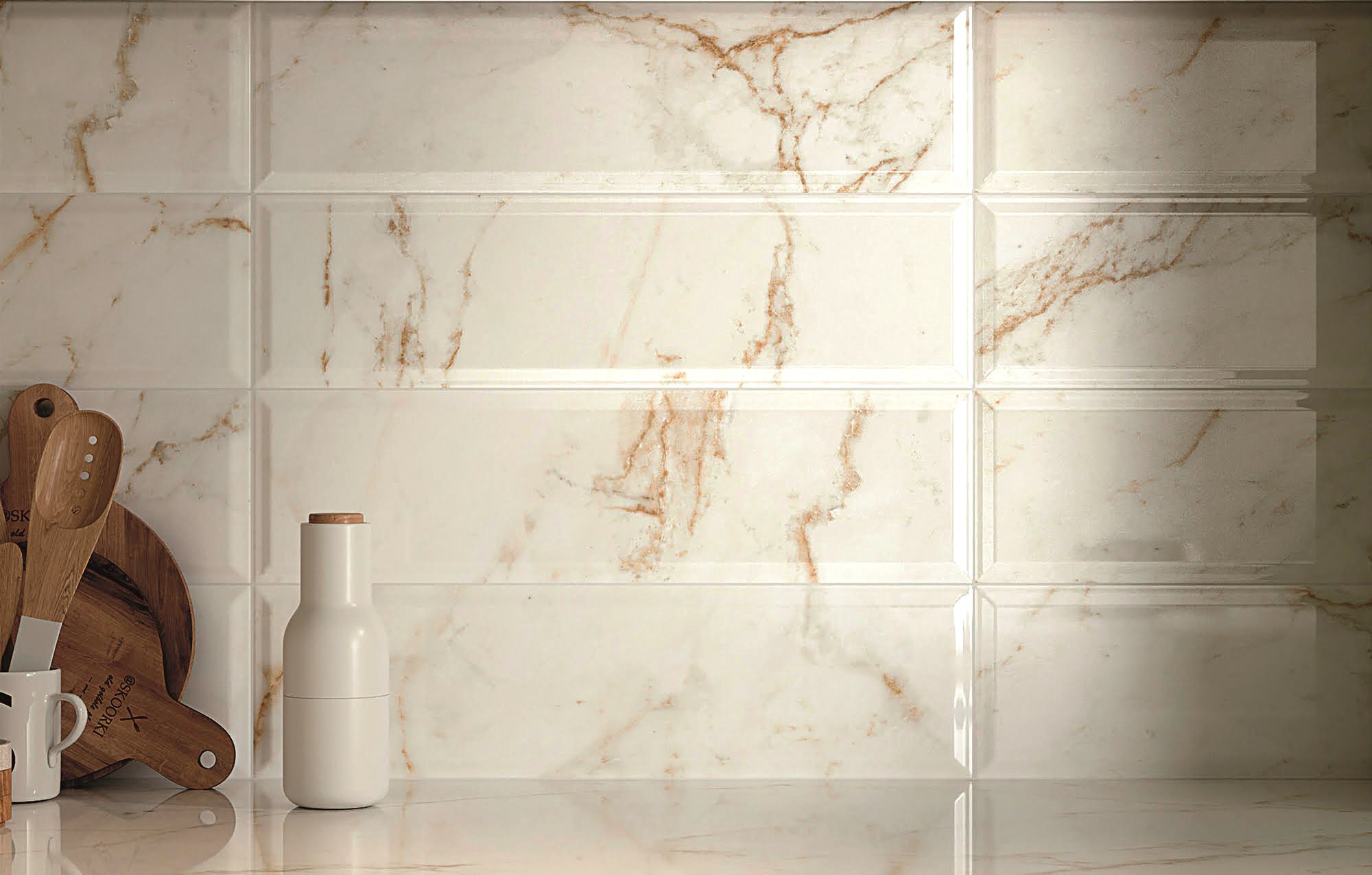 Пол / керамогранит с мраморным эффектом FAP ceramiche Roma Gold ARCH-00044009 - Вид №53