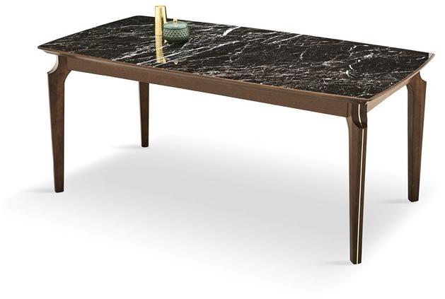 Enza Home Прямоугольный стол из стекла под мрамор Elegante sun-id-1430221 - Вид №2