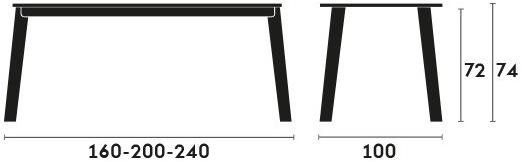 Capdell Прямоугольный стол из дерева и стекла Able sun-id-1426742 - Вид №5