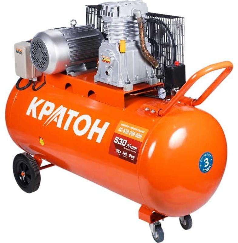 Компрессор поршневой масляный Кратон AC-530-200-BDH 9024852 STDN-0026159