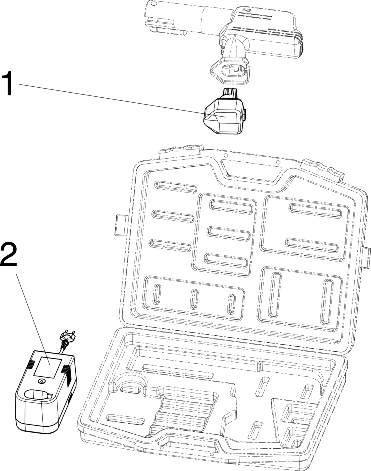 380 212 1) Модель 2475 Трубопроводные системы  Системные пресс-инструменты  Системные пресс-инструменты  Аккумуляторная батарея Santreyd  - Вид №2