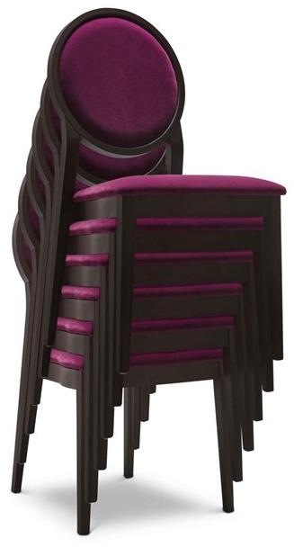 Штабелируемый мягкий стул с медальоном Medaillon Santreyd sun-id-1490276 - Вид №3