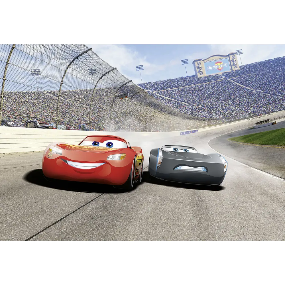 Фотообои «Тачки-3: Поворот» бумажные 368x254 см 8-403 Komar Disney/Marvel/Star Wars STLM-2139527