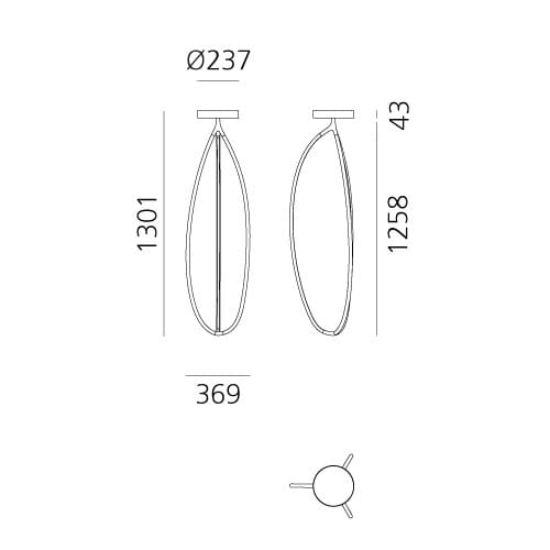 Алюминиевый потолочный светильник Artemide Arrival ARCH-00045246 - Вид №7