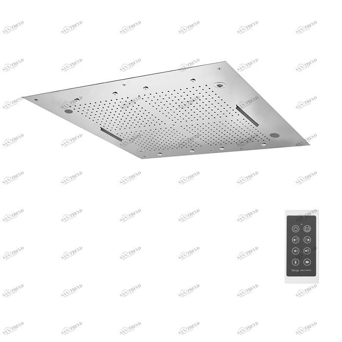F2900 Потолочный душ из нержавеющей стали Harmonia c LED подсветкой для хромотерапии FIMA CARLO FRATTINI Wellness 