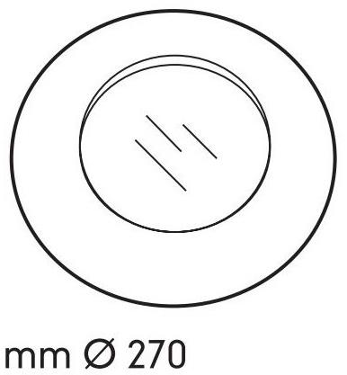 Geelli Круглое зеркало в полиуретановом геле для ванной sun-id-1478362 - Вид №3