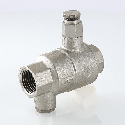 VT.171.N.04 Обратный клапан с дренажем и воздухоотводчиком Valtec 1/2"  - Вид №12