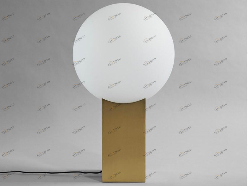 101 Copenhagen Торшер из латуни и опалового стекла Hoop 111082-111083