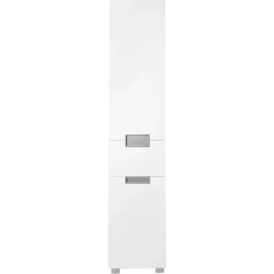 Пенал для ванной напольный Vigo Венто 40 см цвет белый