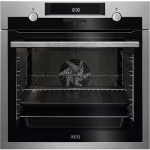 9124763 Электрический духовой шкаф AEG BCE451351M серебристый