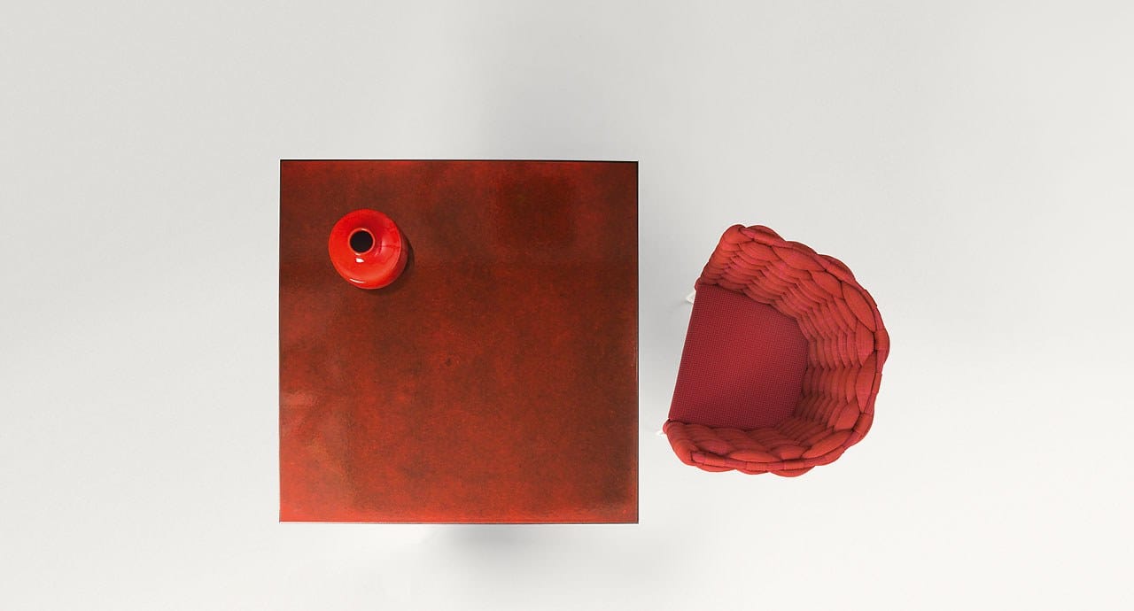 Квадратный стол со спицами Paola Lenti CAFÉ ARCH-00134758 - Вид №2