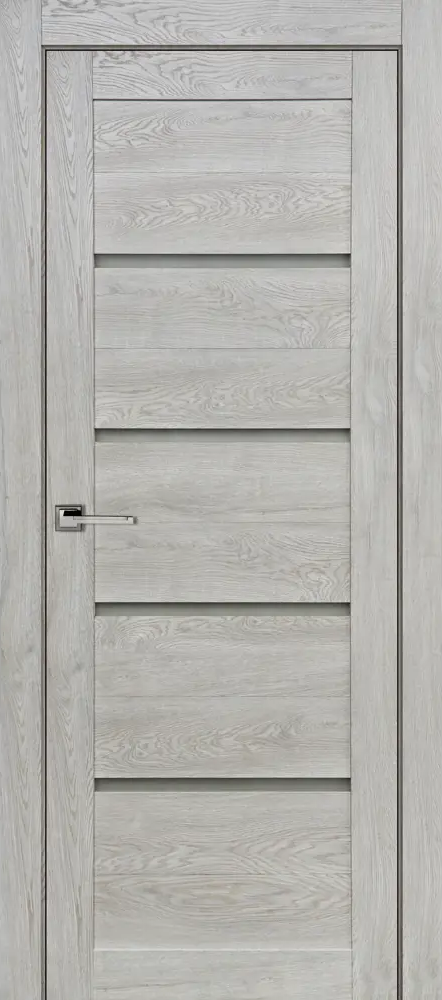 ПРИНЦИП Межкомнатная дверь Тренд с горизонтальным стеклом 80×200 см серый 87923237