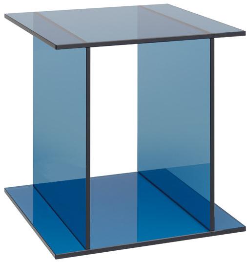 e15 Квадратный стеклянный журнальный столик  Ct07  - Вид №1