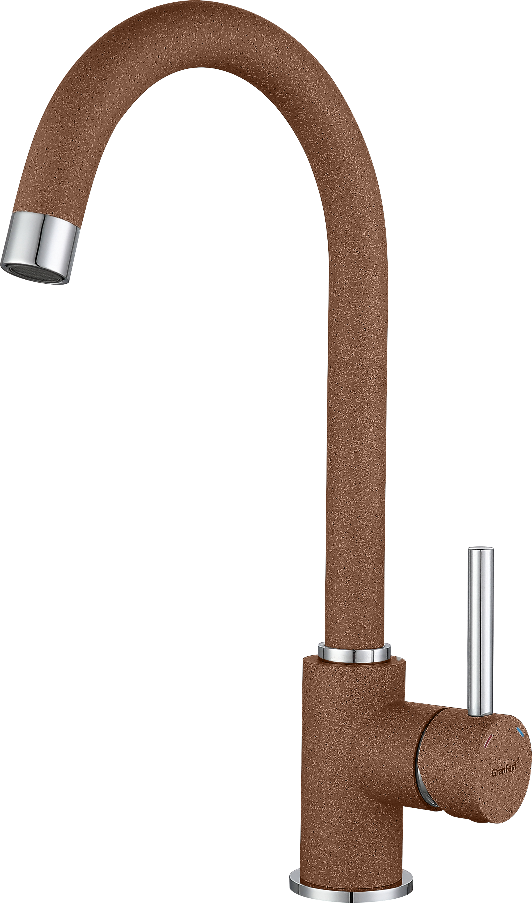 Кухонный смеситель 3650 терракот GranFest 