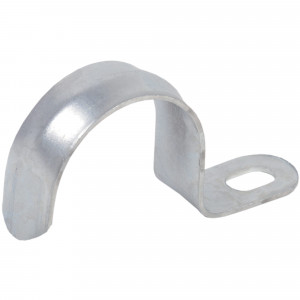 18550457 Скоба оцинкованная Iek с одним отверстием D10 мм 10 шт.