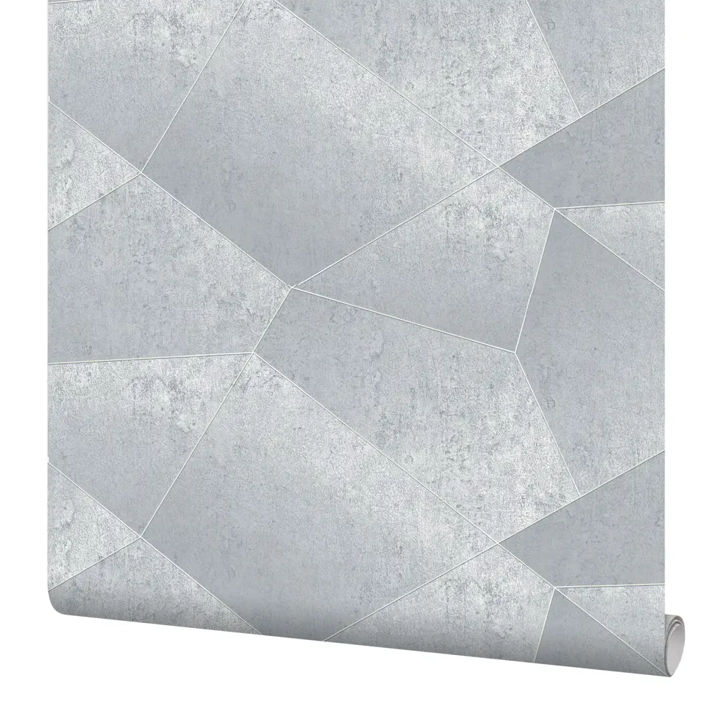 Erismann Aksioma: флизелиновые обои светло-серые с геометрическим узором 89404417 STLM-1566528